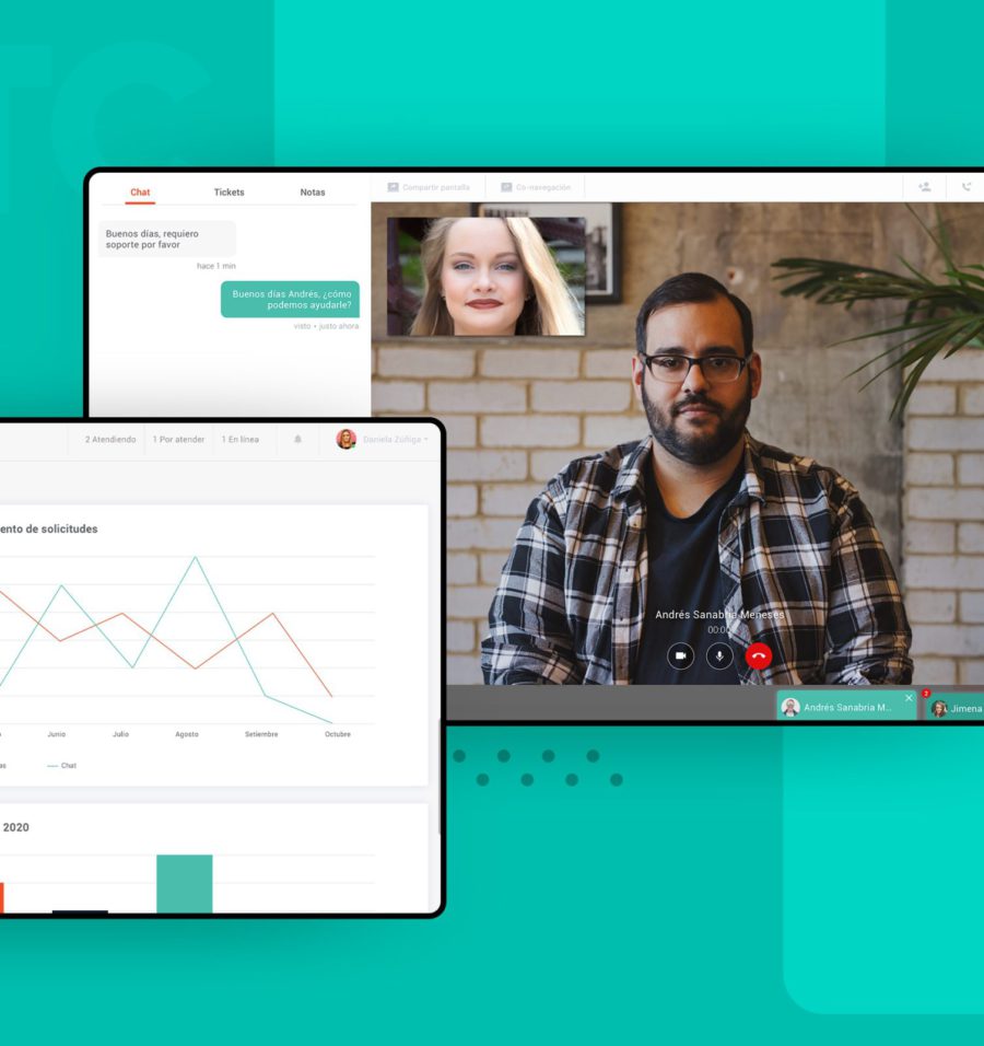 Desarrollo de software para interfaz de videollamada